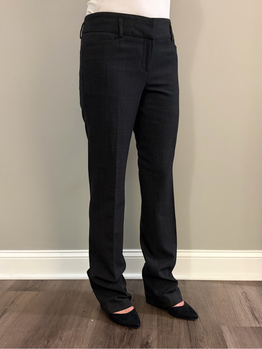 Amanda & Chelsea Women’s Black Straight-Leg Dress Pants